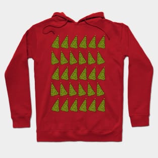 Pattern of Christmas Trees Hoodie